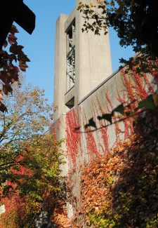 Christuskirche im Herbst
